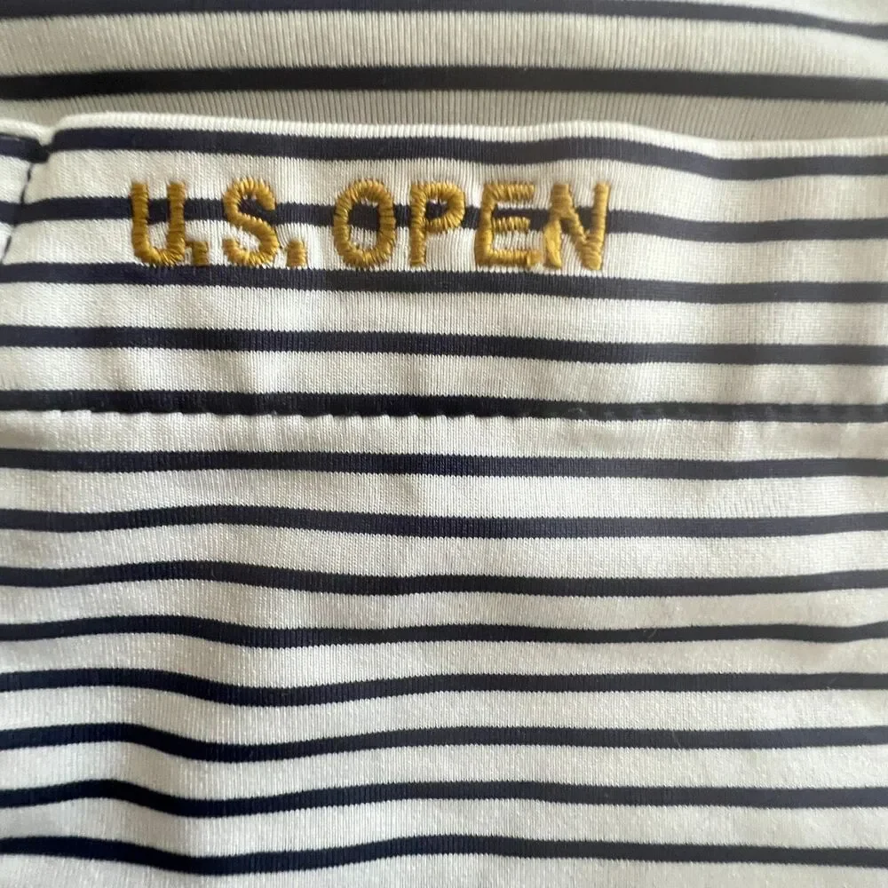 Ralph Lauren RLX Mens Golf Polo Shirt XL US Open Erin HIlls Striped